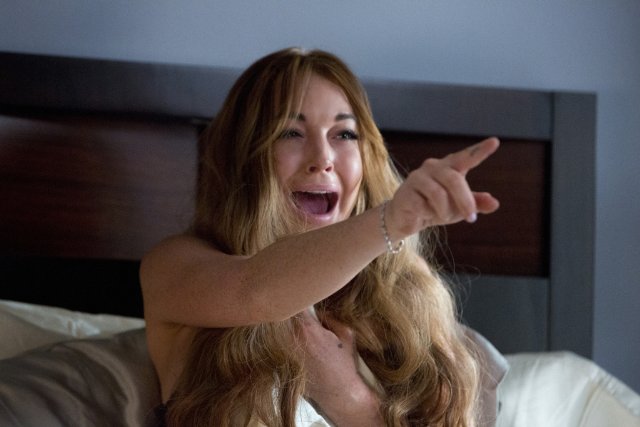 Lindsay Lohan in "Scary Movie 5."  Photo by Quantrell D. Colbert © 2013 Dimension Films. All Rights Reserved.