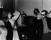 Anna Karina on set with Jean-Luc Godard