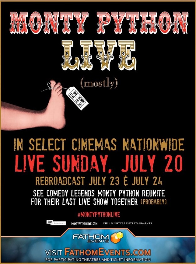Win Tickets to See Monty Python Live (Mostly) - CinemaNerdz