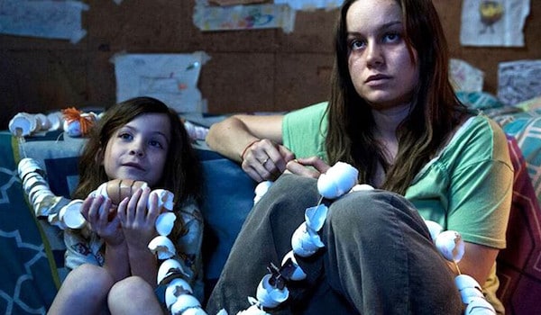 Brie Larson and Jacob Tremblay in Room.
