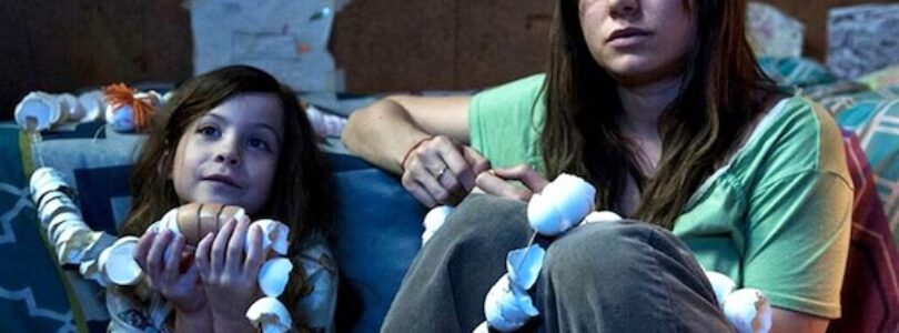 Brie Larson and Jacob Tremblay in Room.