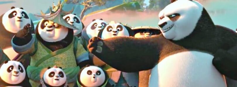 Jack Black in Kung Fu Panda 3.