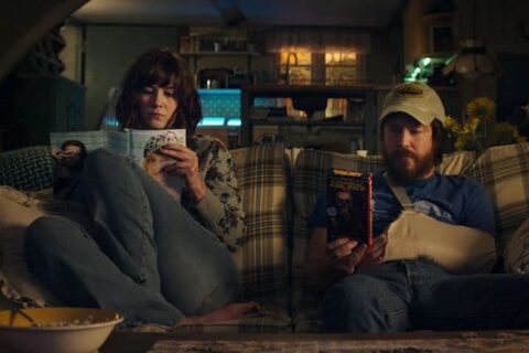 Mary Elizabeth Winstead and John Gallagher in 10 Cloverfield Lane.