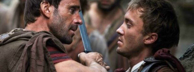 Joseph Fiennes and Tom Felton in Risen
