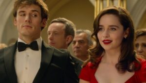 Sam Cclaflin and Emilia Clarkein Me Before You