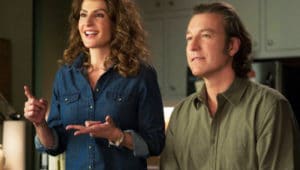 John Corbett and Nia Vardalos in My Big Fat Greek Wedding 2