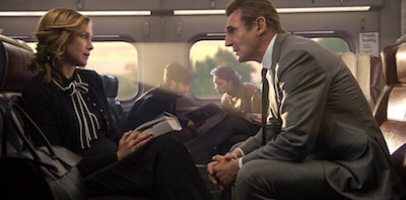 liam neeson and vera farmiga in commuter
