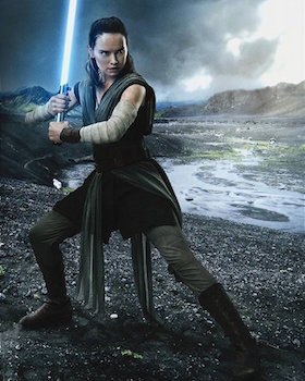 Daisy Ridley in Star Wars: The Last Jedi