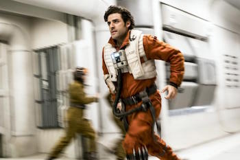 Oscar Isaac in Star Wars: The Last Jedi