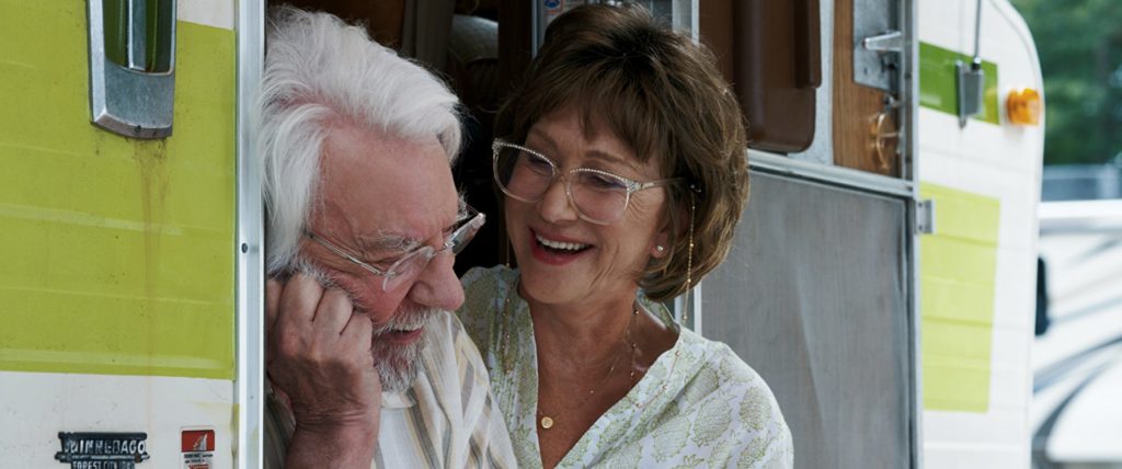 Helen Mirren and Donald Sutherland