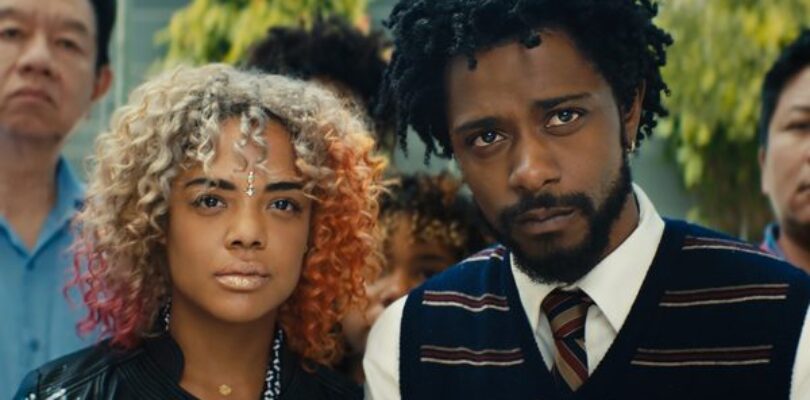 Tessa Thompson and Lakeith Stanfield Sorry to Bother You