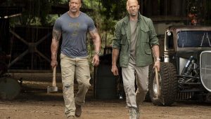 Dwayne Johnson and Jason Statham in Fast & Furious Presents: Hobbs & Shaw