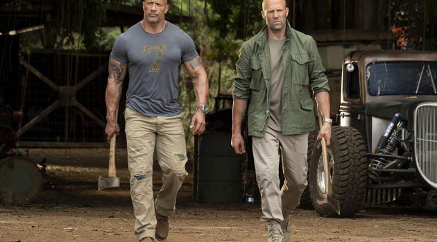 Dwayne Johnson and Jason Statham in Fast & Furious Presents: Hobbs & Shaw