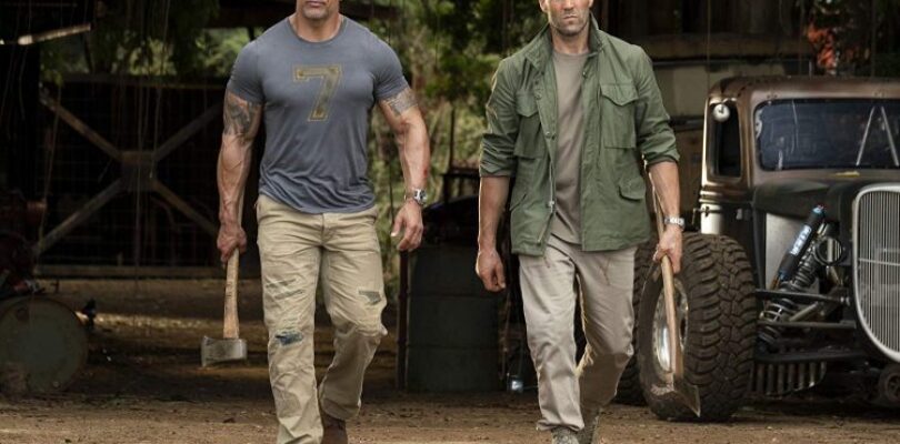 Dwayne Johnson and Jason Statham in Fast & Furious Presents: Hobbs & Shaw