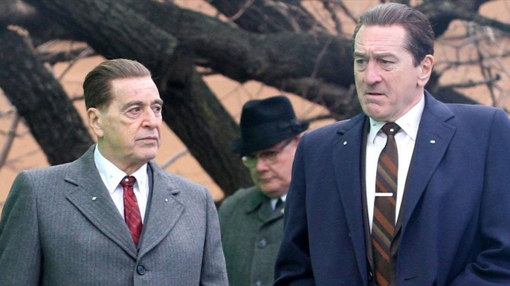 Robert De Niro and Al Pacino in The Irishman