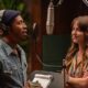 Kelvin Harrison Jr. and Dakota Johnson in The High Note