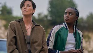 Charlize Theron and KiKi Layne in The Old Guard