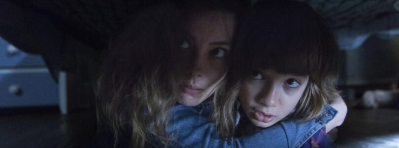 Gillian Jacobs with Azhy Robertson in COME PLAY