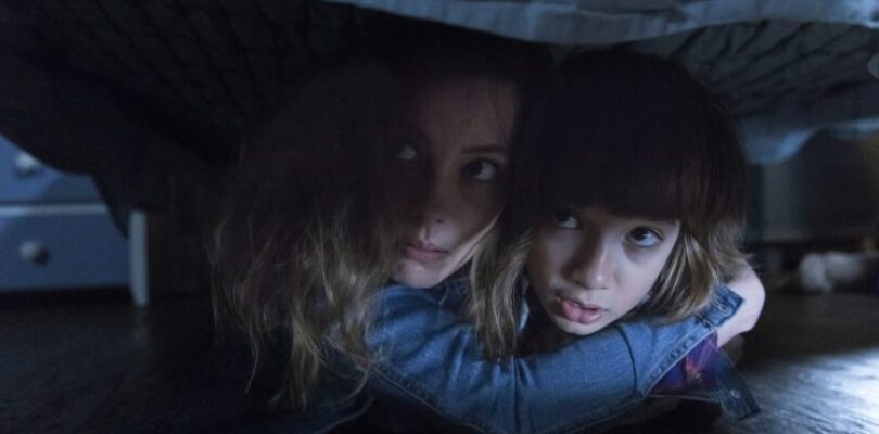 Gillian Jacobs with Azhy Robertson in COME PLAY