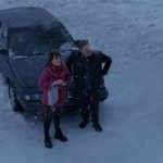 Jesse Plemons and Jessie Buckley in I'm Thinking of Ending Things