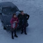 Jesse Plemons and Jessie Buckley in I'm Thinking of Ending Things