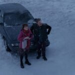 Jesse Plemons and Jessie Buckley in I'm Thinking of Ending Things