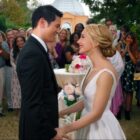 Harry Shum Jr. and Jessica Rothe in All My Life