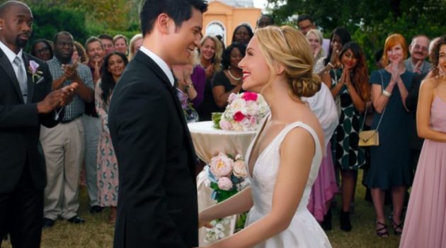 Harry Shum Jr. and Jessica Rothe in All My Life