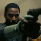 John David Washington and Clémence Poésy in Tenet