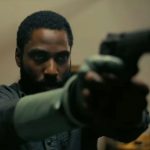 John David Washington and Clémence Poésy in Tenet
