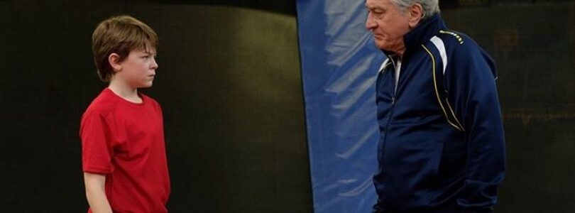 Robert De Niro and Oakes Fegley in The War with Grandpa