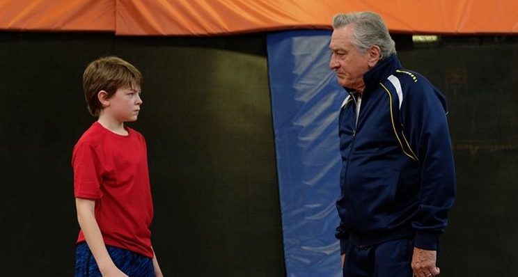 Robert De Niro and Oakes Fegley in The War with Grandpa