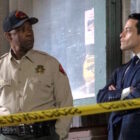 Denzel Washington and Rami Malek in The Little Things