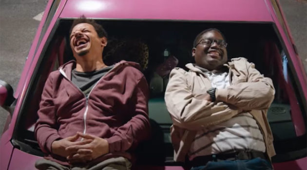 Lil Rel Howery and Eric André in Bad Trip