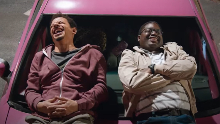 Lil Rel Howery and Eric André in Bad Trip
