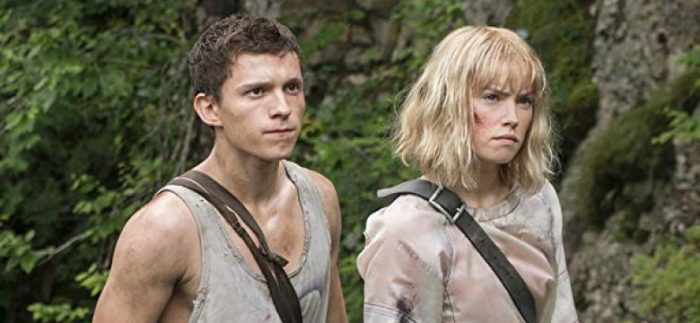 Tom Holland and Daisy Ridley in Chaos Walking