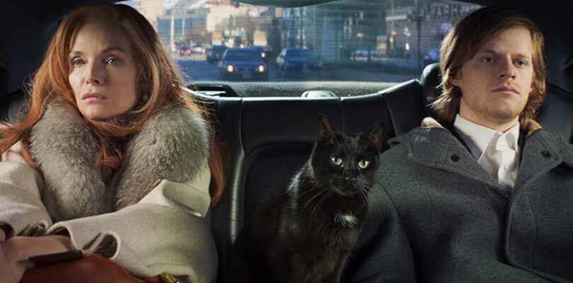 Michelle Pfeiffer and Lucas Hedges in French Exit