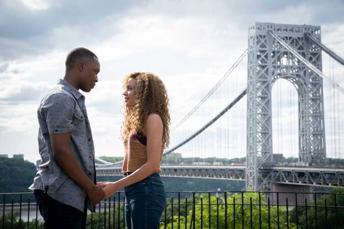 Corey Hawkins and Leslie Grace in In the Heights