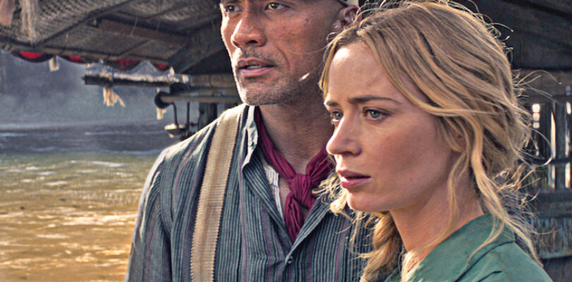 Dwayne Johnson and Emily Blunt in Jungle Cruise