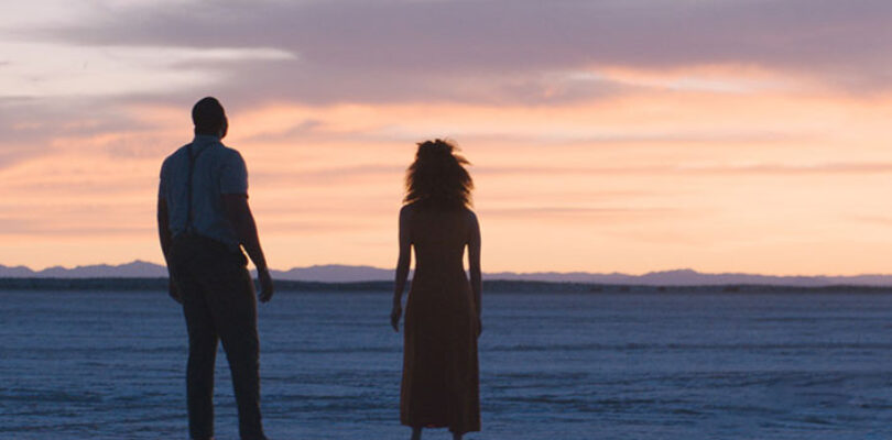 Zazie Beetz and Winston Duke in Nine Days