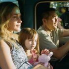 Sydney Kowalske, Justin Chon, and Alicia Vikander in Blue Bayou