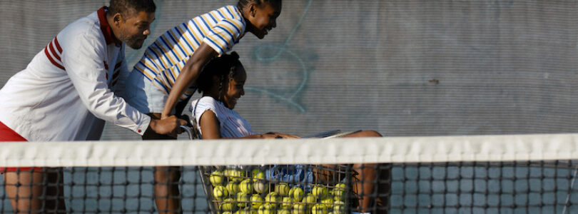 Will Smith, Saniyya Sidney, and Demi Singleton in King Richard