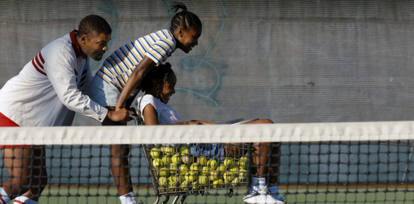 Will Smith, Saniyya Sidney, and Demi Singleton in King Richard