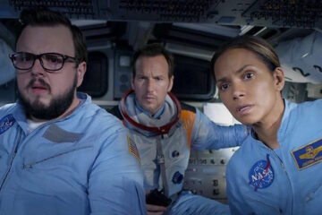 John Bradley, Patrick Wilson, and Halle Berry in Moonfall