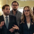 Jonah Hill, Leonardo DiCaprio, Meryl Streep, and Jennifer Lawrence in Don't Look Up