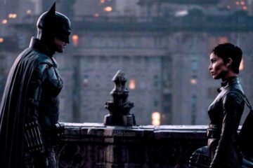 Robert Pattinson and Zoë Kravitz in The Batman