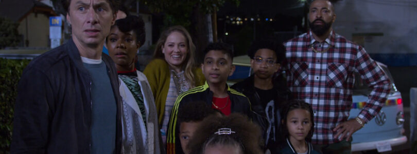 Gabrielle Union, Zach Braff, Erika Christensen, and Leo Abelo Perry in Cheaper by the Dozen