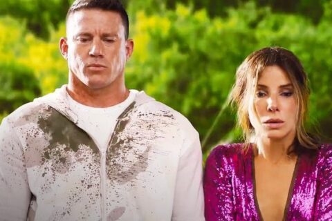 Channing Tatum and Sandra Bullock in The Lost City