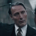 Mads Mikkelsen and William Nadylam in Fantastic Beasts: The Secrets of Dumbledore