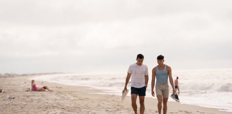 Conrad Ricamora and Joel Kim Booster in "Fire Island."